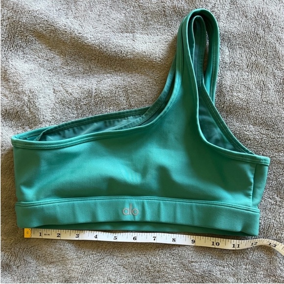Alo Yoga Airlift Excite Ocean Teal Sports Bra Medium - Picture 4 of 5
